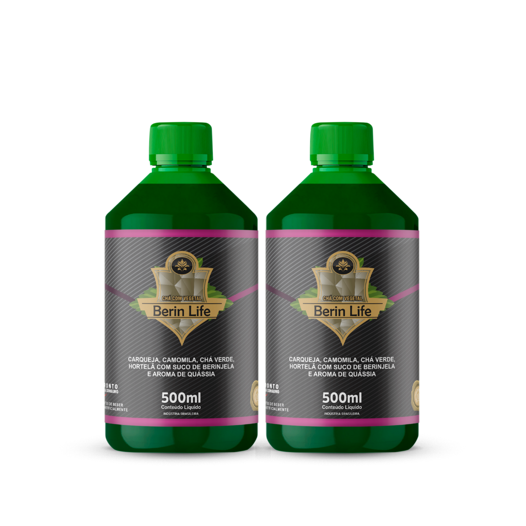 Berin Life 500ml - 2 Unidades Berinjela